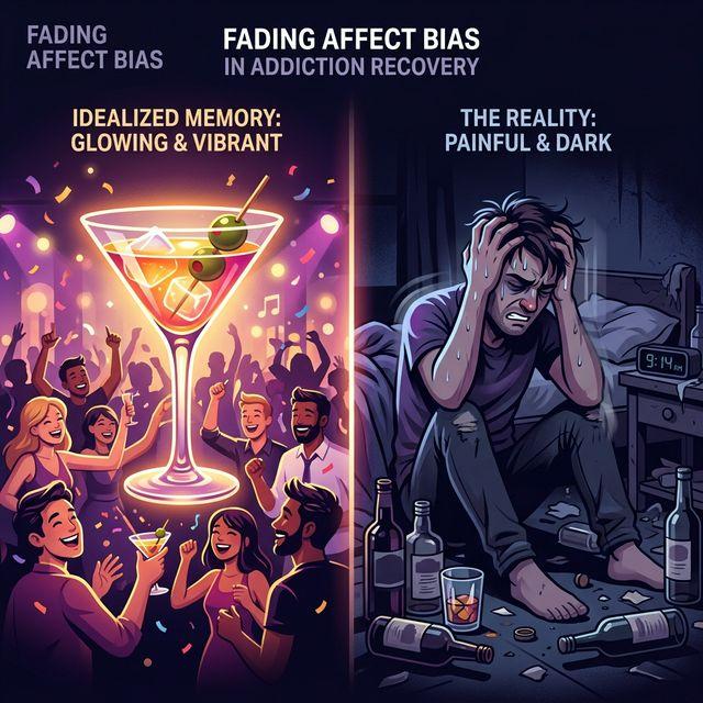 Fading Affect Bias (FAB): Warum wir die schlechten Zeiten des Trinkens vergessen